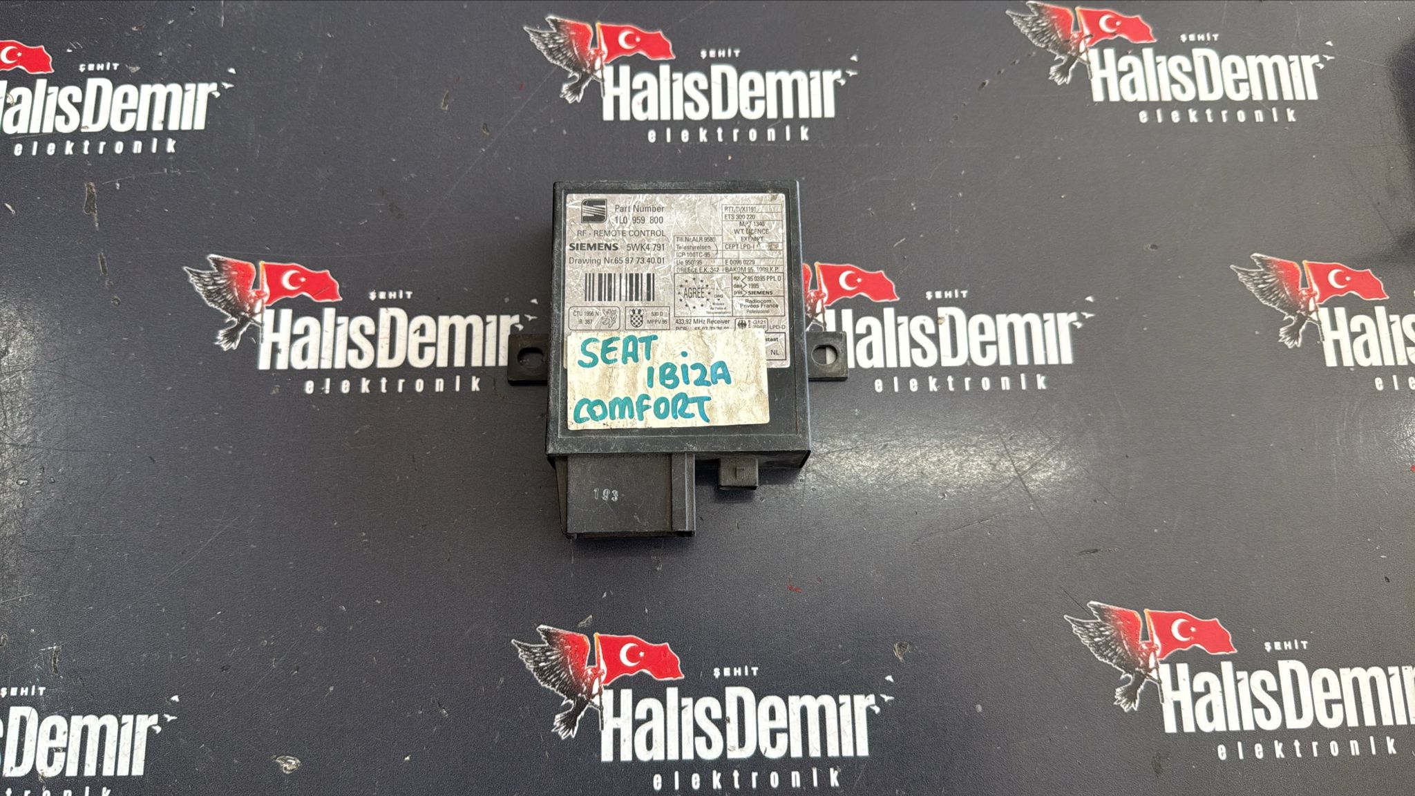 1L0959800 SAT İBİZA,CORDOBA,İNCA MERKEZİ KİLİT BEYNİ 