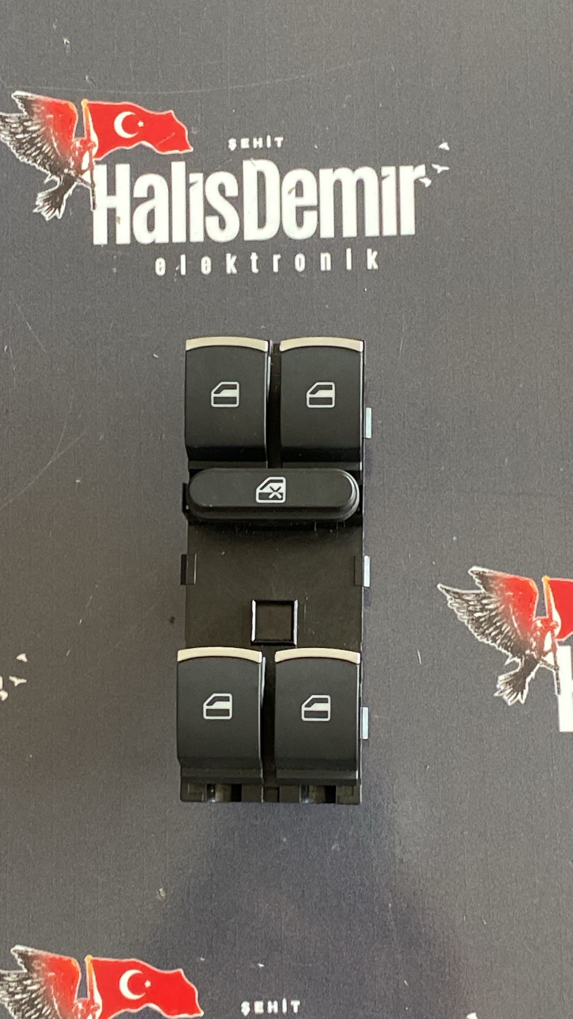  Passat,jetta,golf,tiguan Sol Dörtlü Cam Düğmesi 5k4959857a / 5k4959857 ORJİNAL