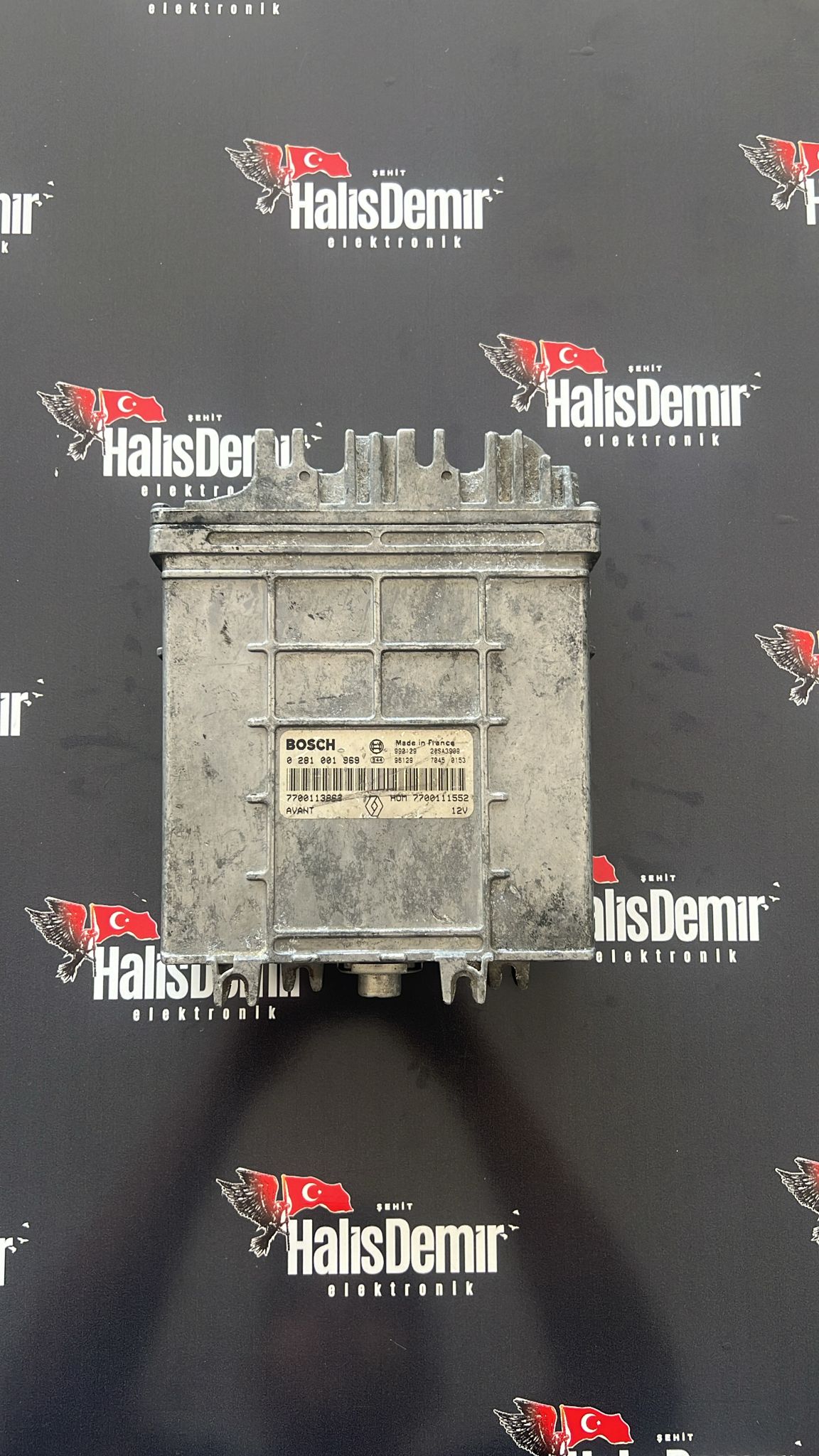 Renault Megane 1.9 Motor Beyni 0281001969 7700111552